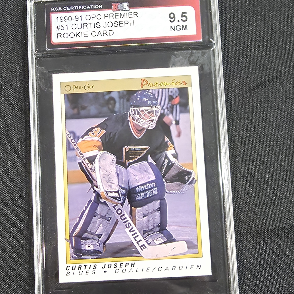 Curtis Joseph Rookie Card - 1990-91 Premier
